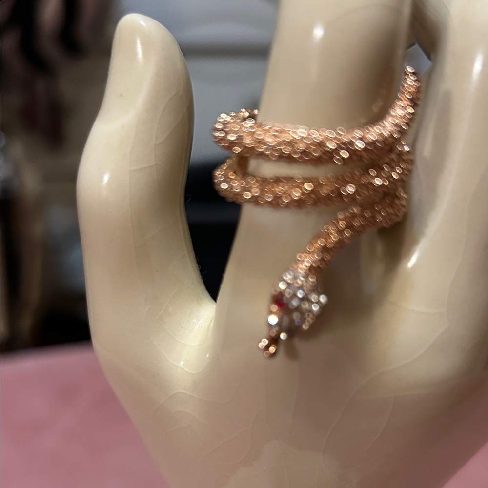 Rose Gold Snake Ring